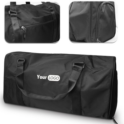 Duffle Bag with Shoe Compartment