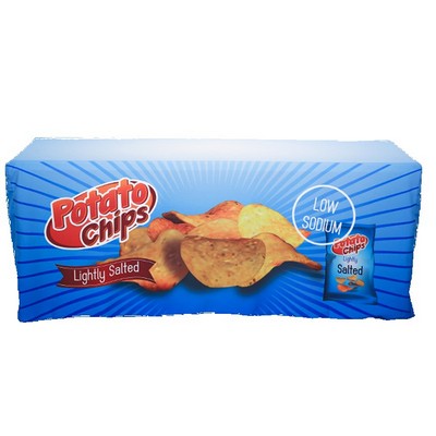 6' Fitted Table Cover in Full Color Overall