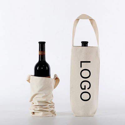 Single Bottle Canvas Bag